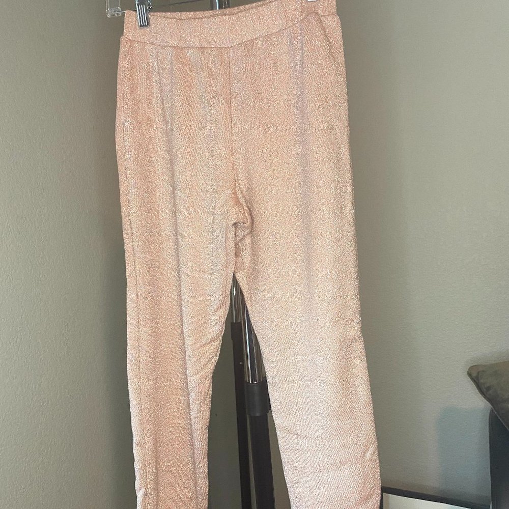 Pink Glitter Leggings